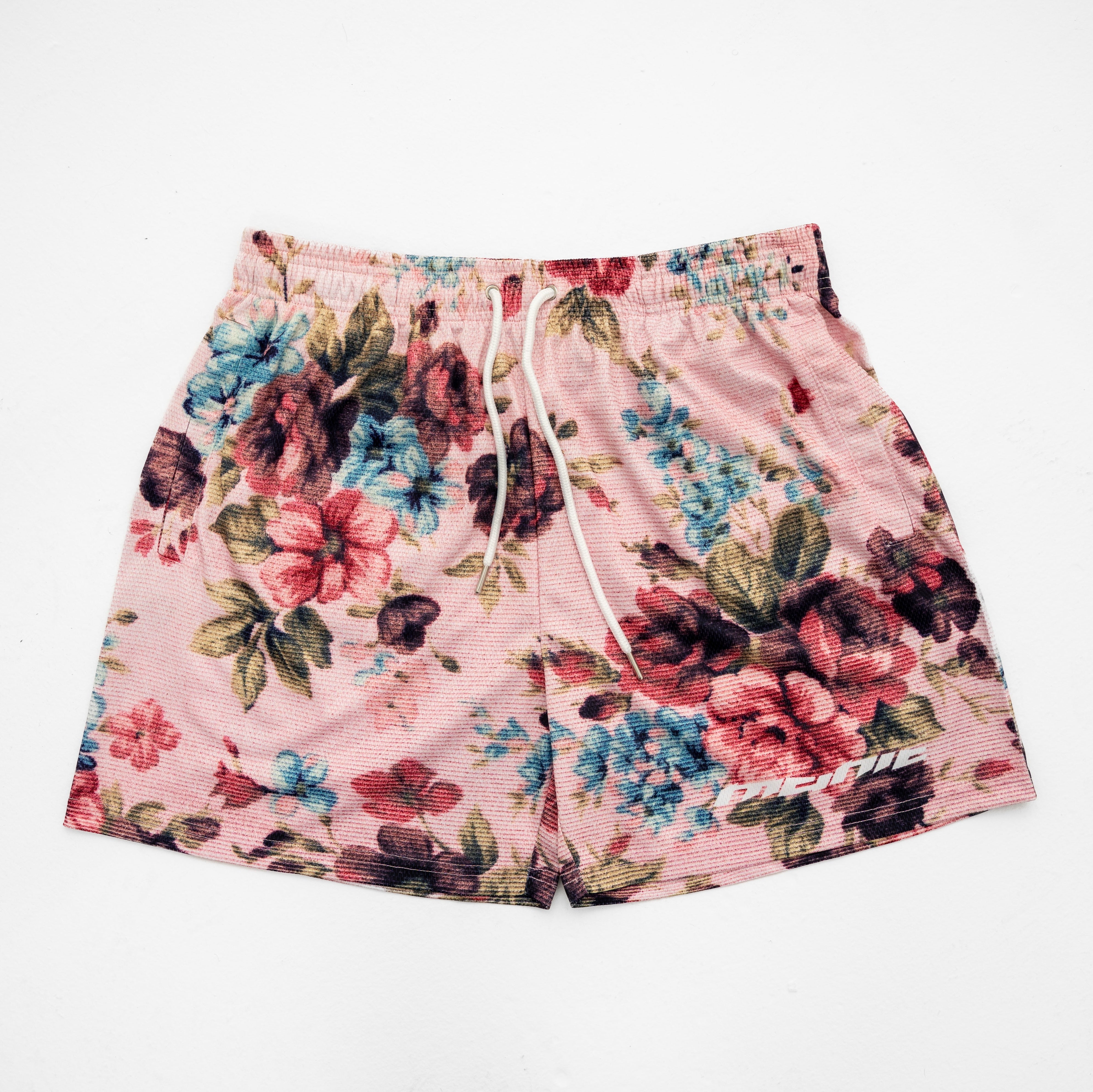 PINK FLORAL SHORTS